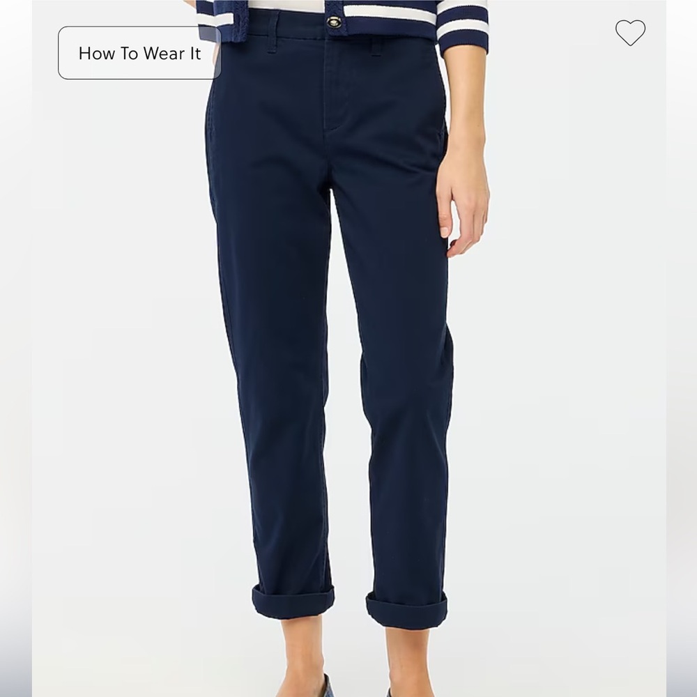 J.Crew High Rise Girlfriend Chino